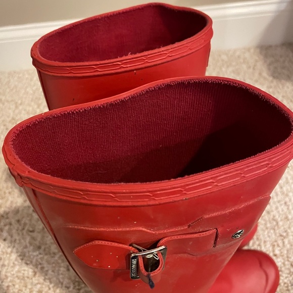 Red Hunter Boots - Picture 4 of 5